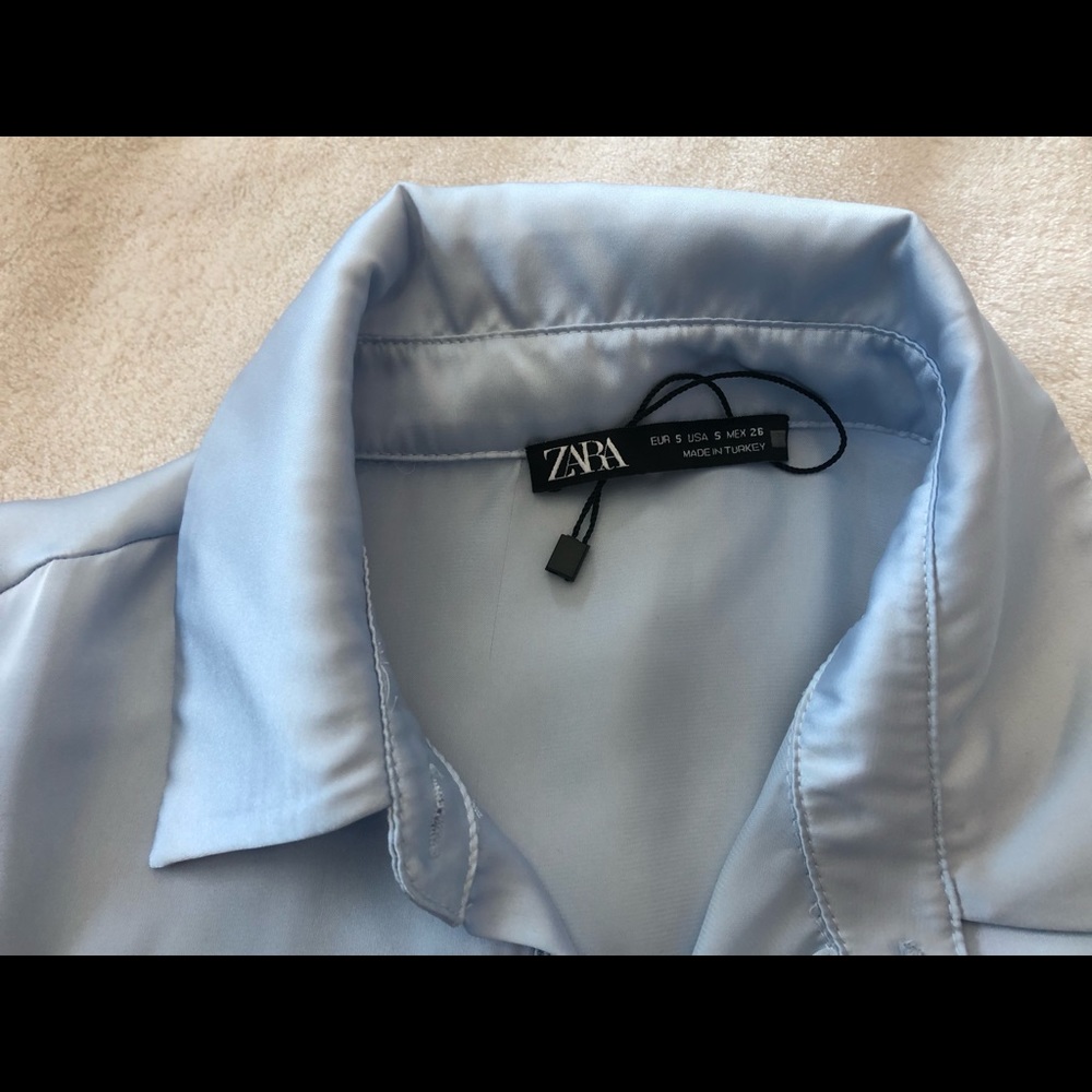 Soft silk shirt Zara